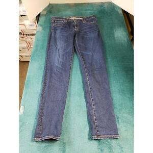 Adriano Goldschmied Jeans Size 29 Womens Blue Stretch Pant Mid Rise Stilt Skinny